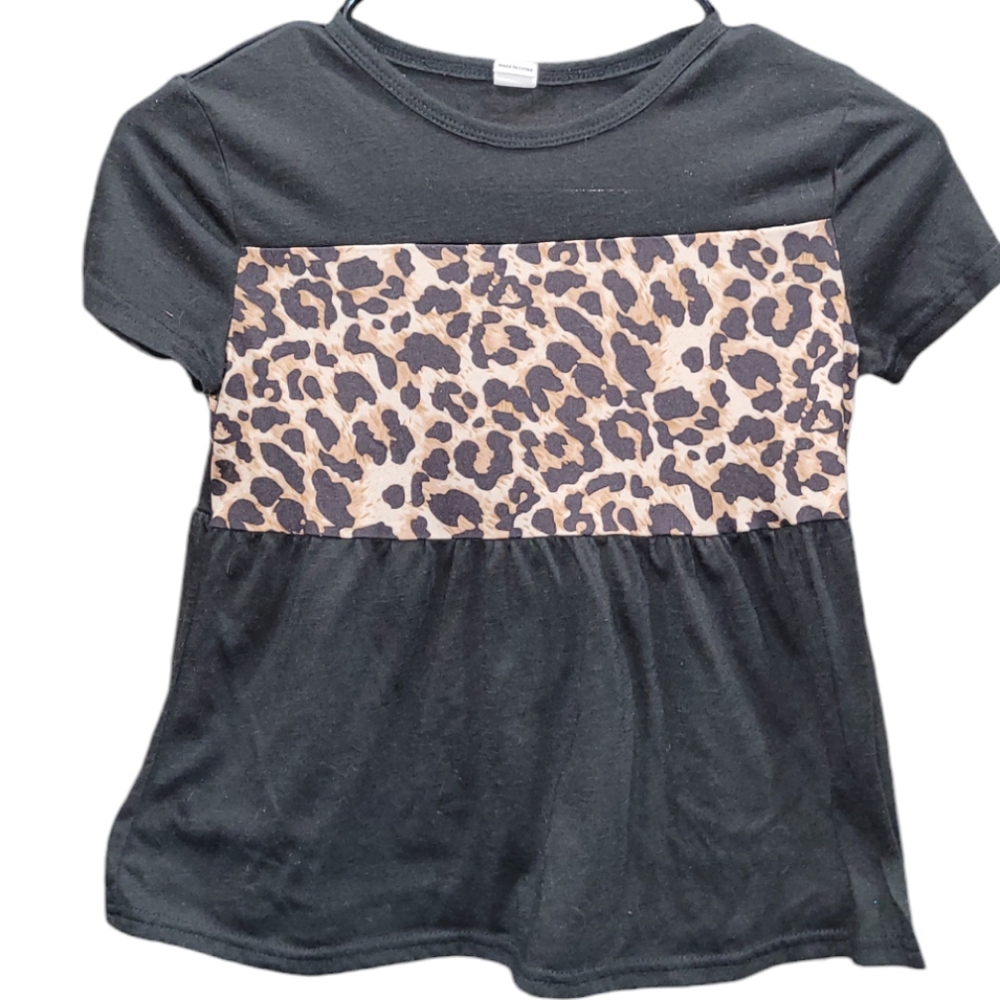 SHEIN baby doll short sleeve colorblock top Size 10 yr